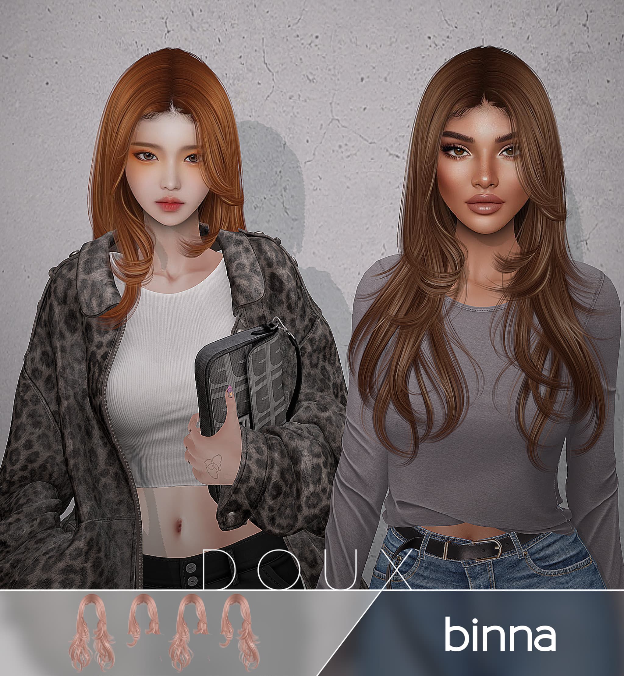 Прическа Binna Hairstyle